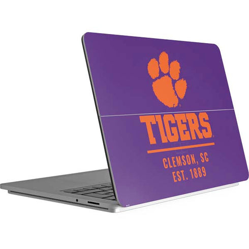 Clemson University Tigers Est 1889 Surface Laptop Studio Skin